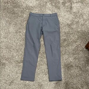 Lululemon Athletica Gray Chinos with Flat Front Design